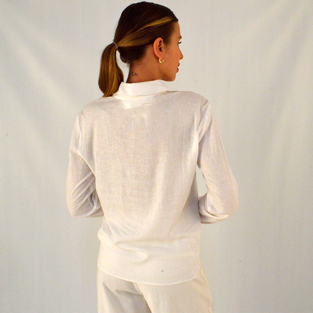 Camisa Cambraia Off White Insp by Cheroy - Foto 2