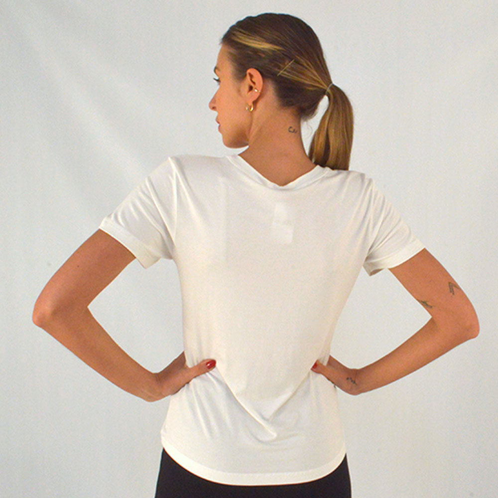 Blusa T-shirt Estampada Off White Color Full - Foto 3