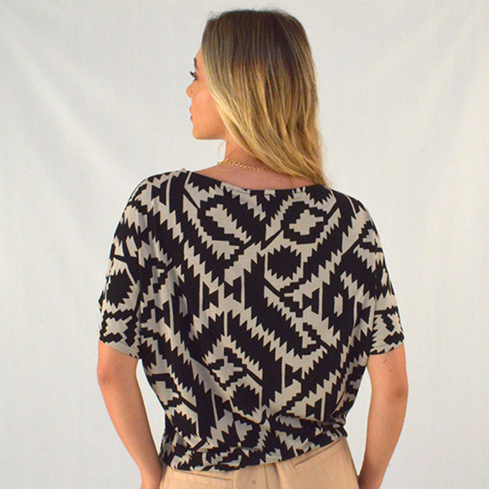 Blusa Bateau Corroso Rissani Canto - Foto 2