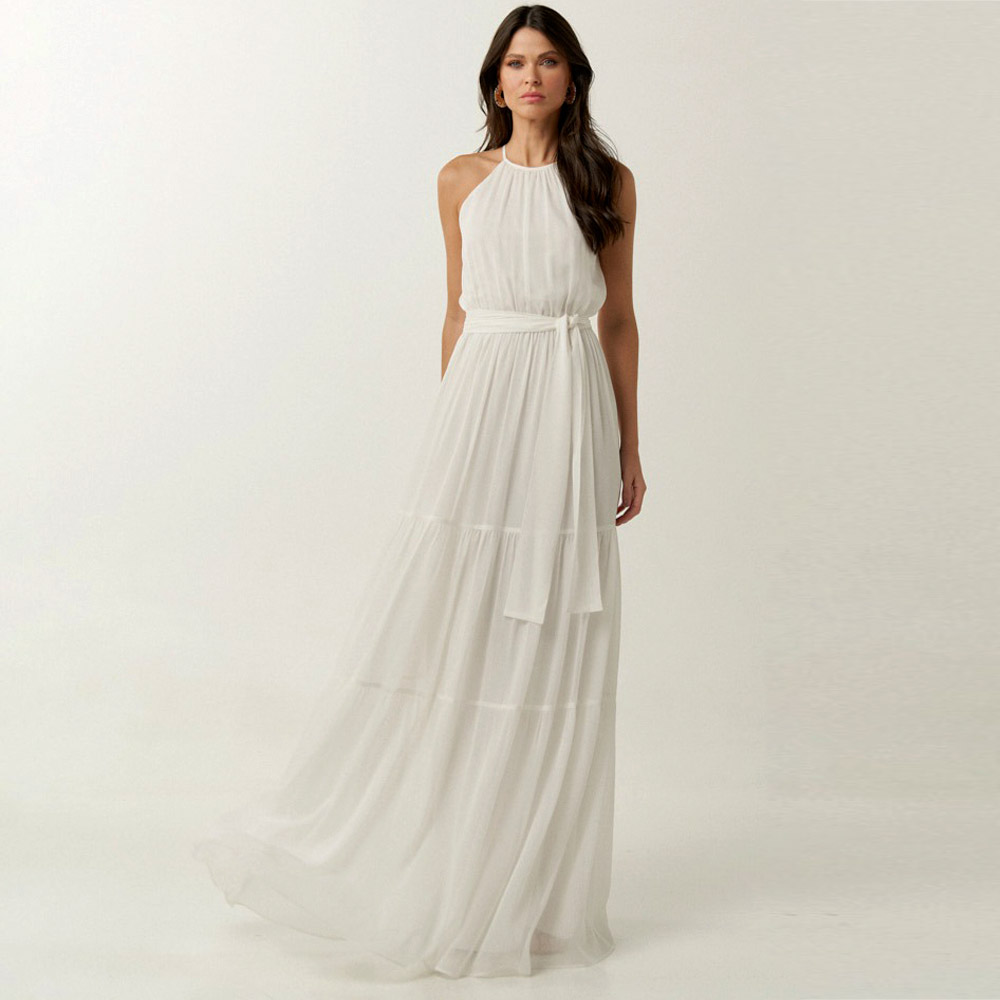 Vestido Longo Chiffon Yoriun Innocence - Foto 1
