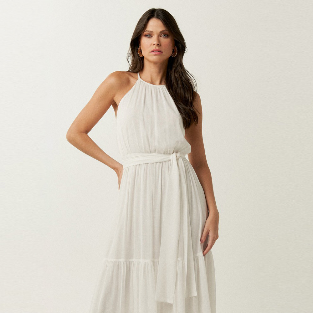 Vestido Longo Chiffon Yoriun Innocence - Foto 3