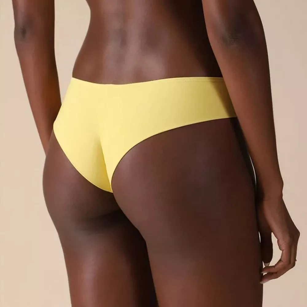 Calcinha Tanga Double Back Timeless Liz Cor Amarela - Foto 2