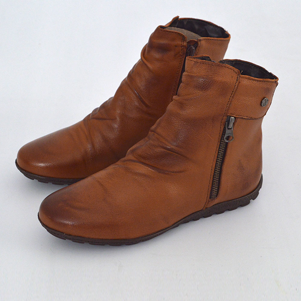 Bota Couro Caf 5 Espao  - Foto 1
