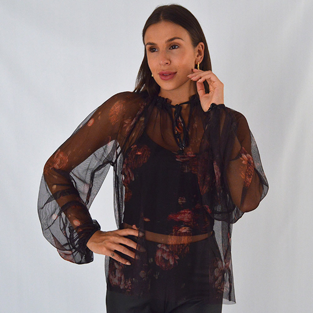 Blusa de tul hotsell