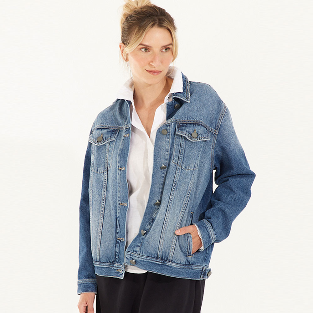 Jaqueta Jeans Classic Canto  - Foto 1