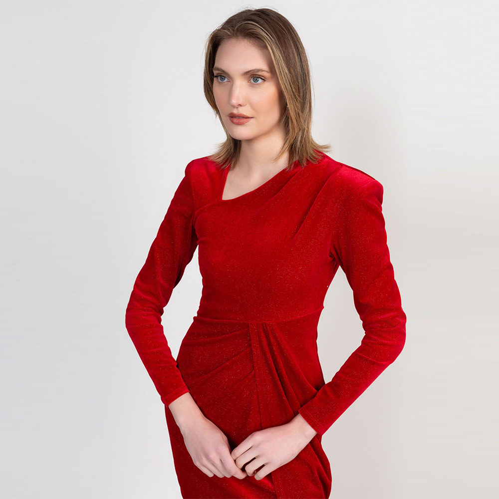 Vestido de tango best sale vermelho