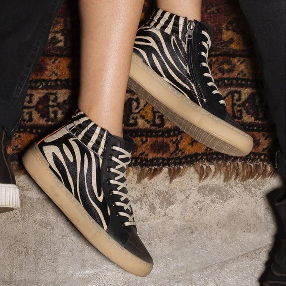 Tnis Glow Hi Top Zebra Shelter  - Foto 7