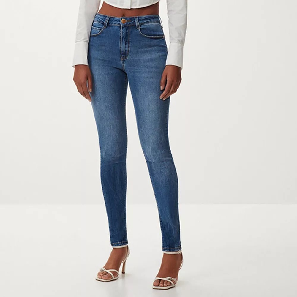 Calça Jeans Skinny Estonada Lez a Lez - Foto 1