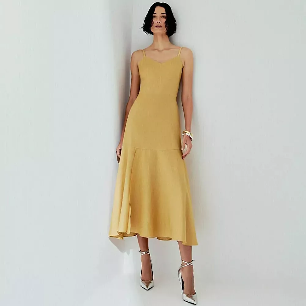 Vestido Midi 100% Linho MX Fashion - Foto 2