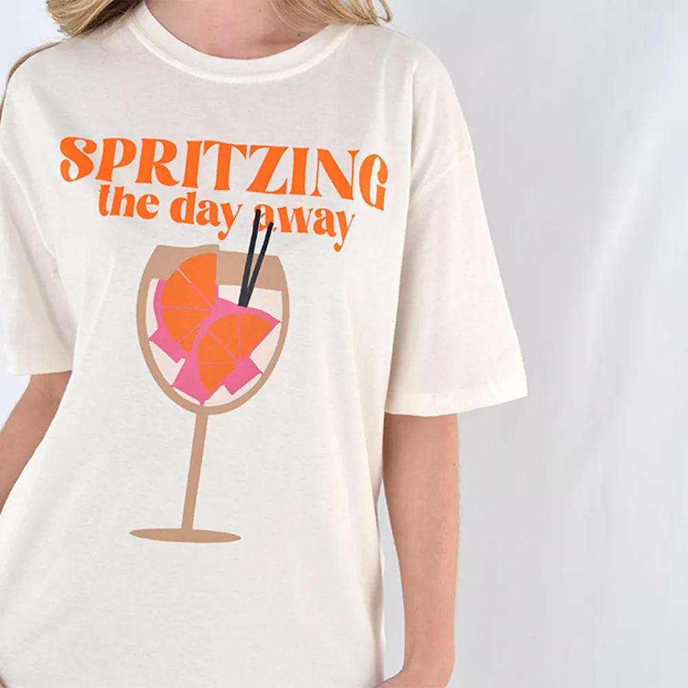 Maxi T-Shirt Em Algodão Spritzing - Foto 2