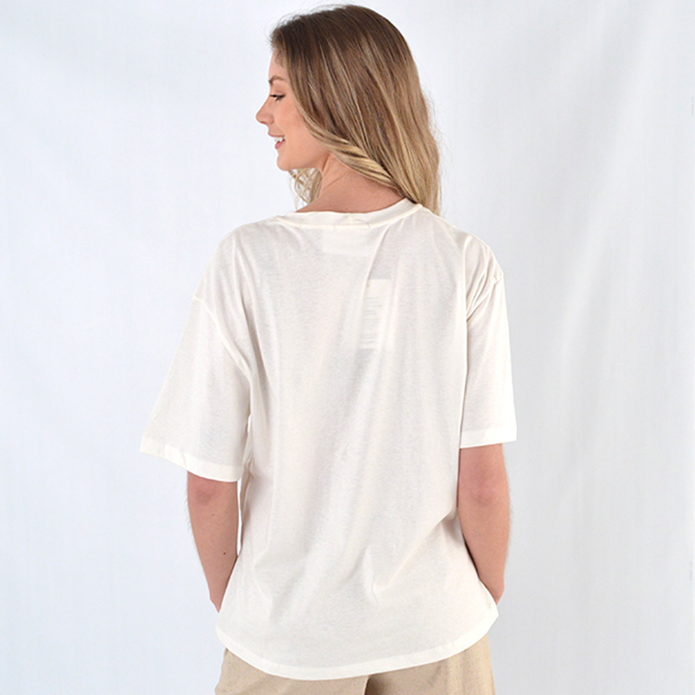 Maxi T-Shirt Em Algodo Spritzing - Foto 3