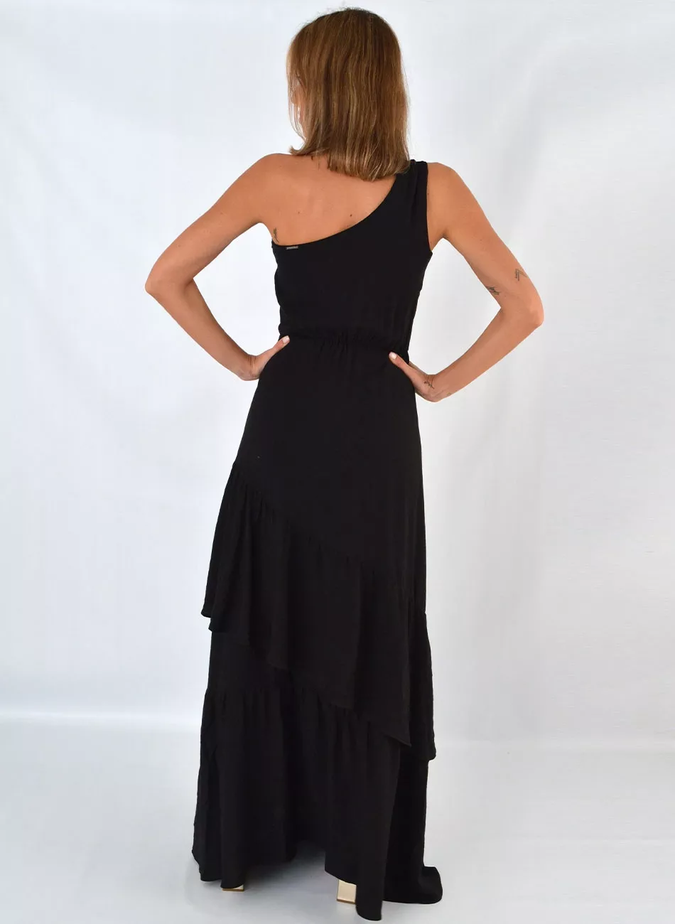 Vestido Bana Bana Ombro Só Preto - Foto 3