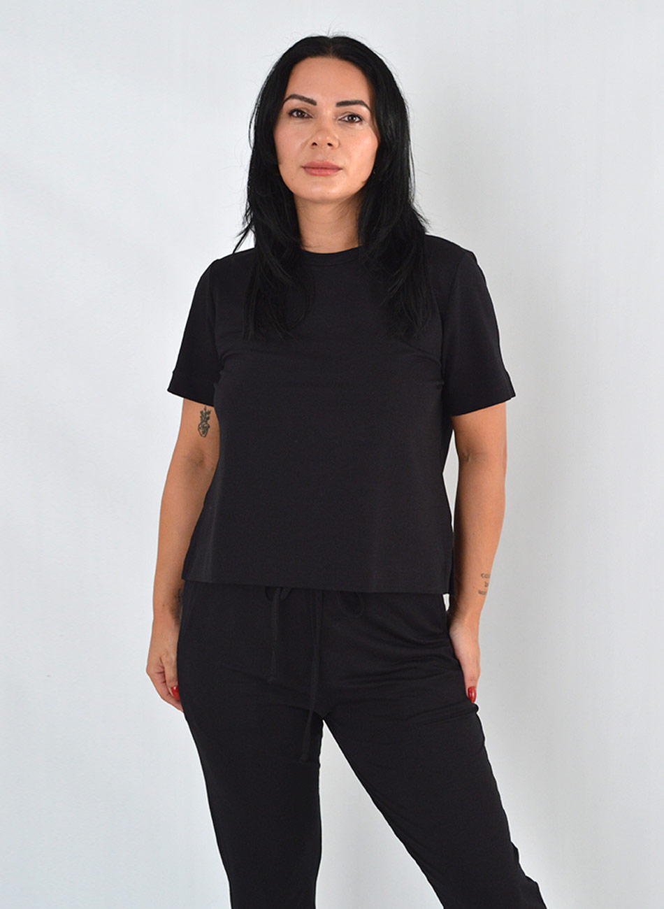 Conjunto Moletinho Com Cal�a Haya Preto - Foto 2