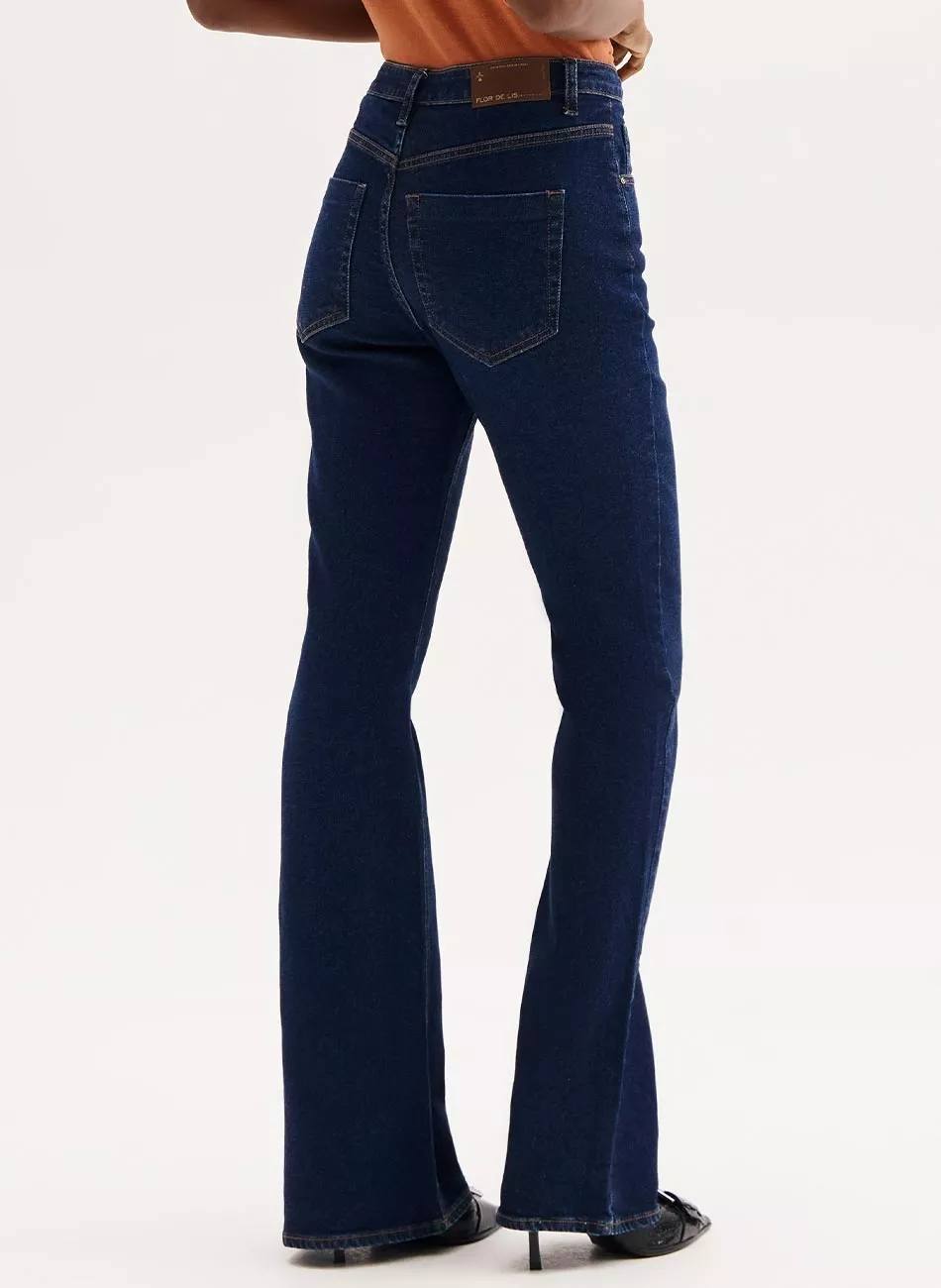 Calça Jeans Turmalina Flare Flor de Lis - Foto 2