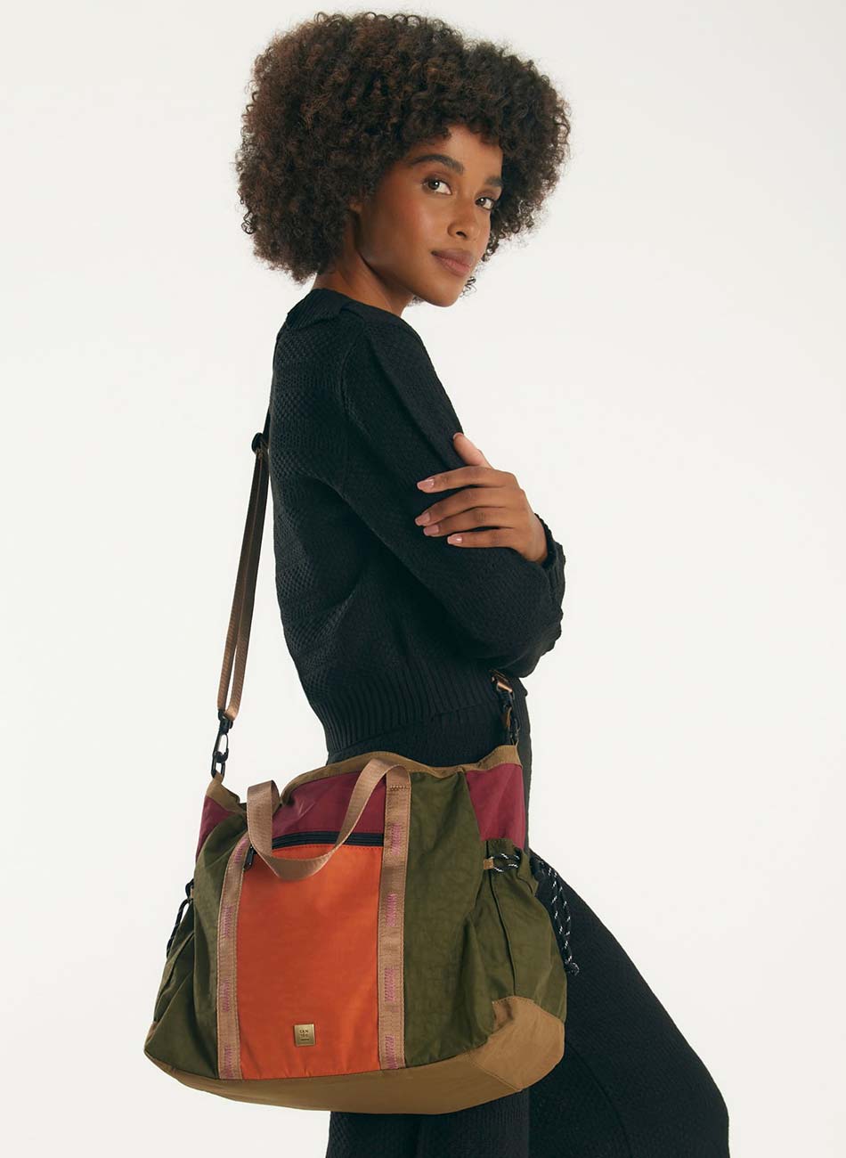 Bolsa Nylon Recortes Canto - Foto 1