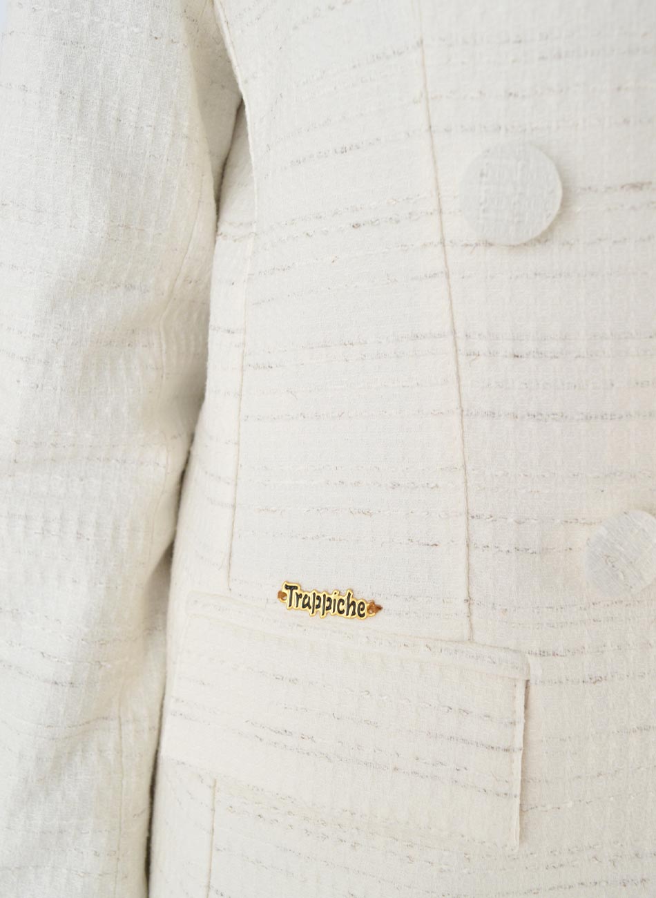 Blazer Algodo Trappiche Off White - Foto 3
