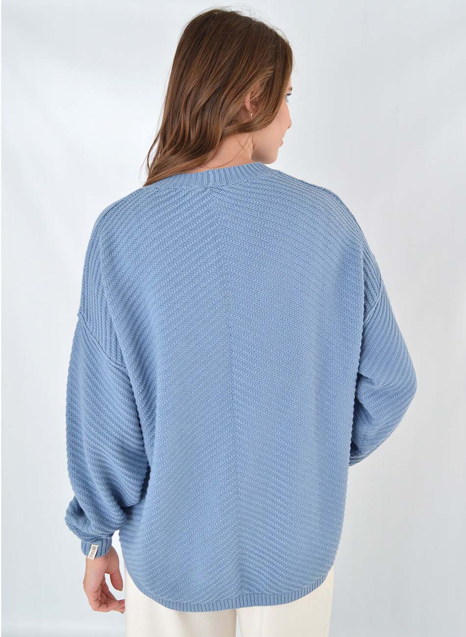 Blusa Em Algodo Biamar Azul  - Foto 8