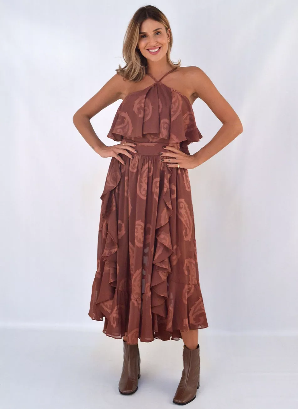 Conjunto Paisley Marrom Alice  - Foto 1
