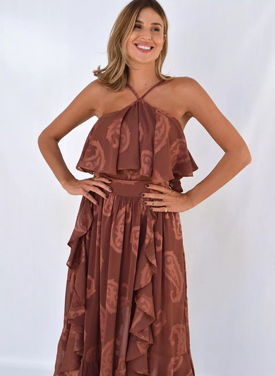 Conjunto Paisley Marrom Alice  - Foto 2