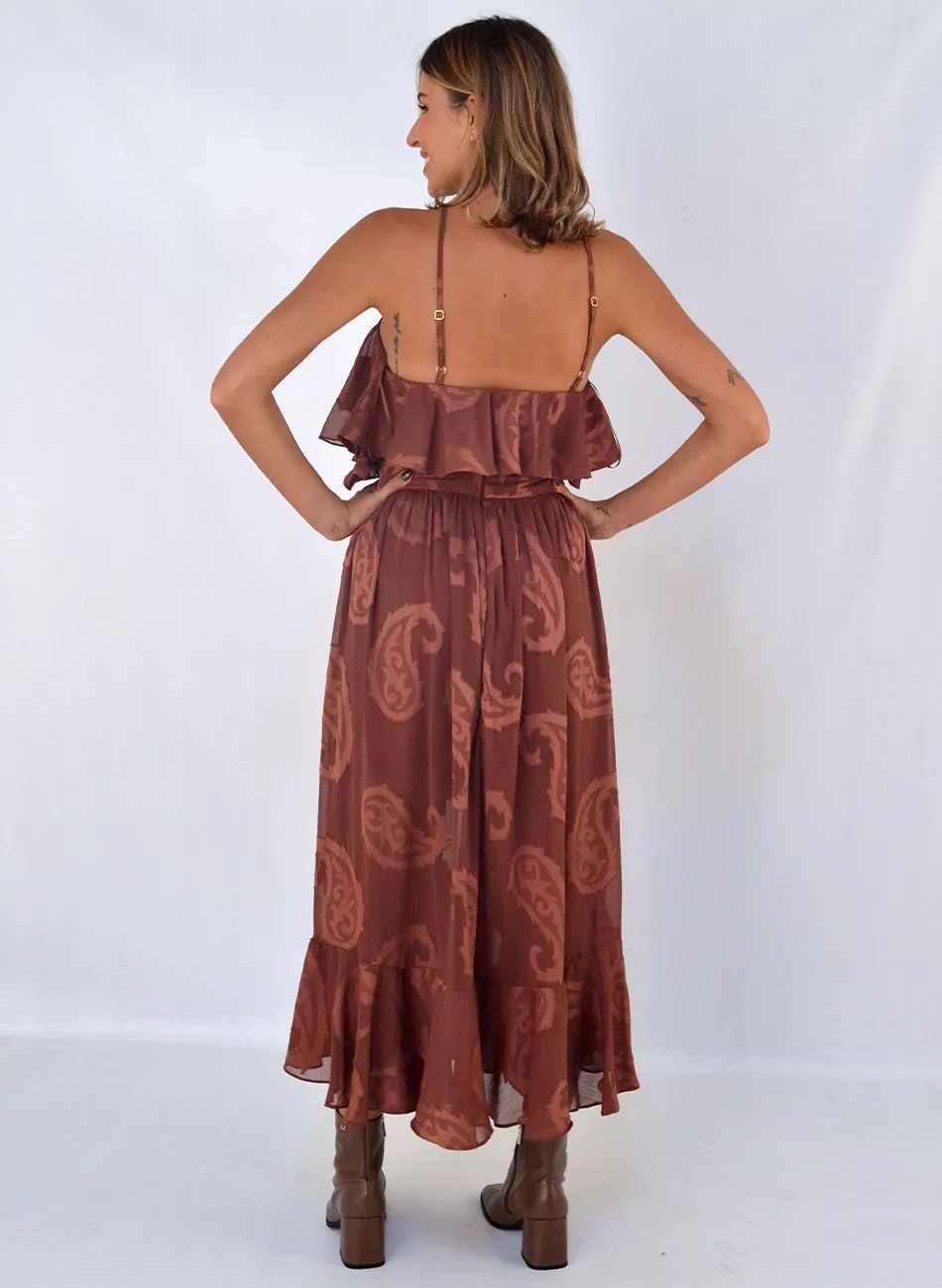 Conjunto Paisley Marrom Alice  - Foto 4