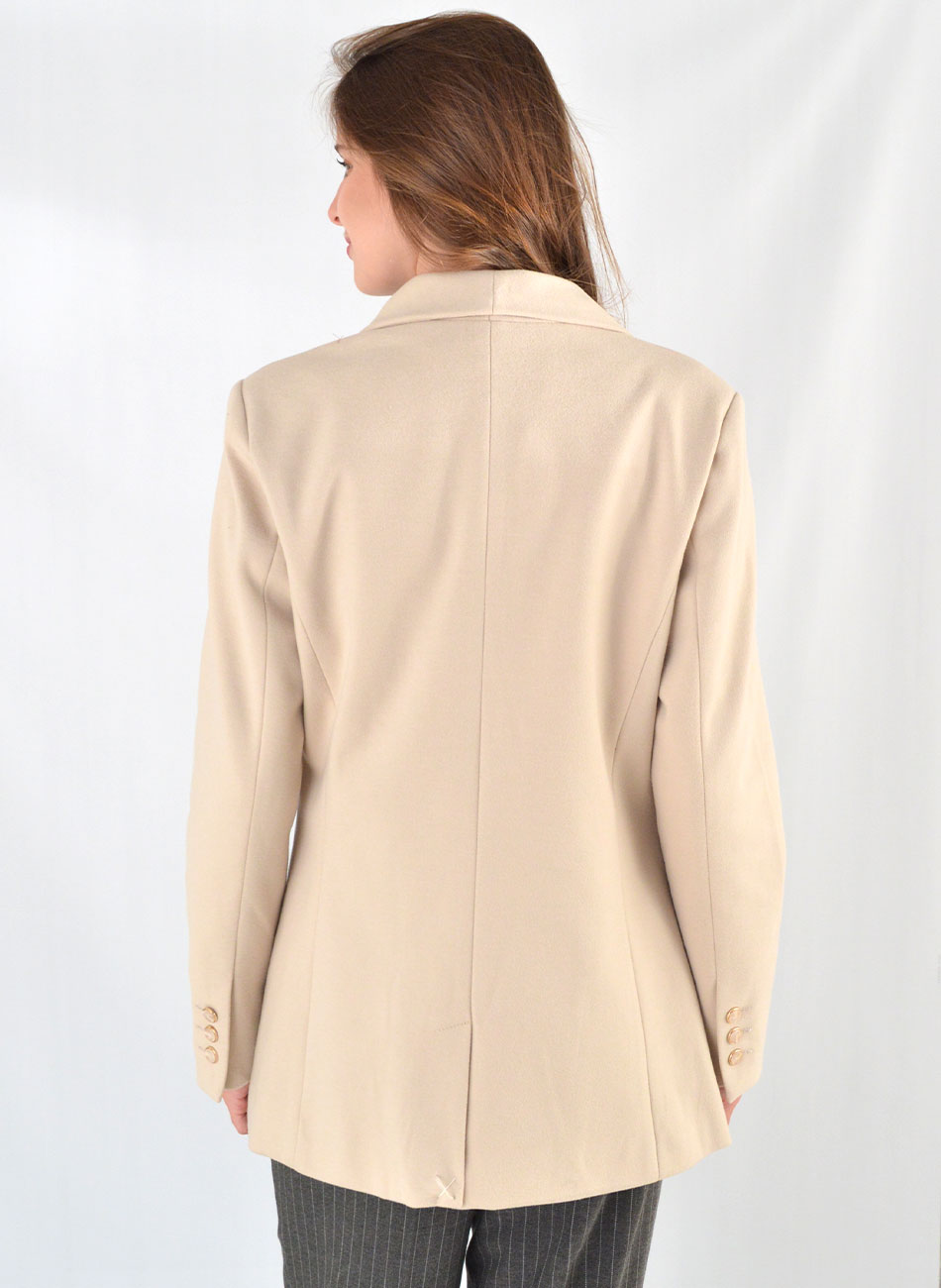 Blazer Alongado Cor Concha Alpelo - Foto 8