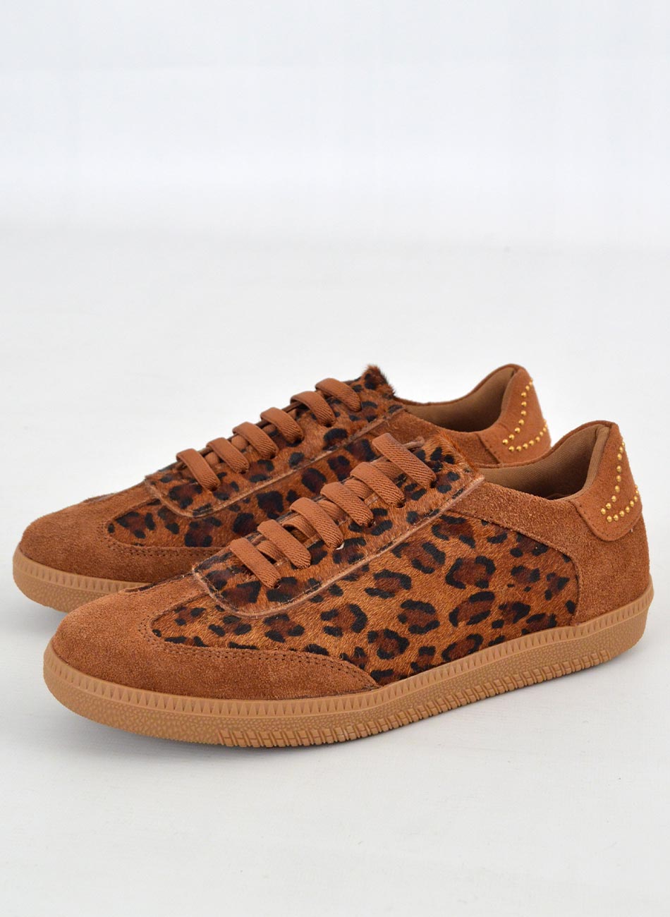 Tnis Couro Animal Print Orcade - Foto 3