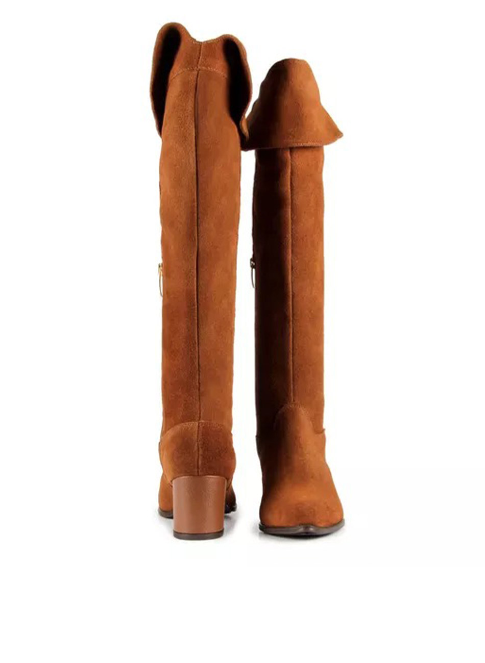 Bota Camura Caramelo Cano Alto Orcade - Foto 1
