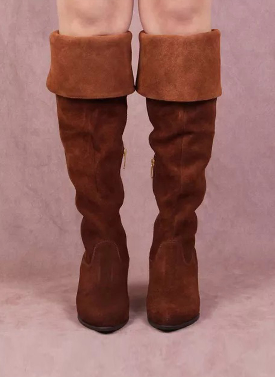 Bota Camura Caramelo Cano Alto Orcade - Foto 2