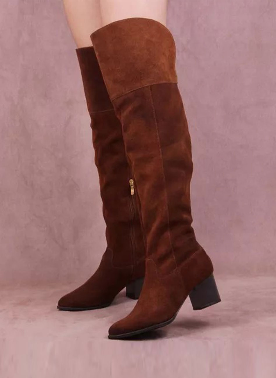 Bota Camura Caramelo Cano Alto Orcade - Foto 3