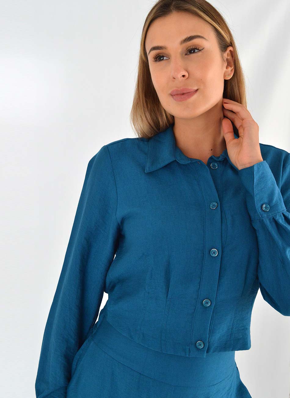 Conjunto Alfaiataria Cor Aqua Bana Bana - Foto 3