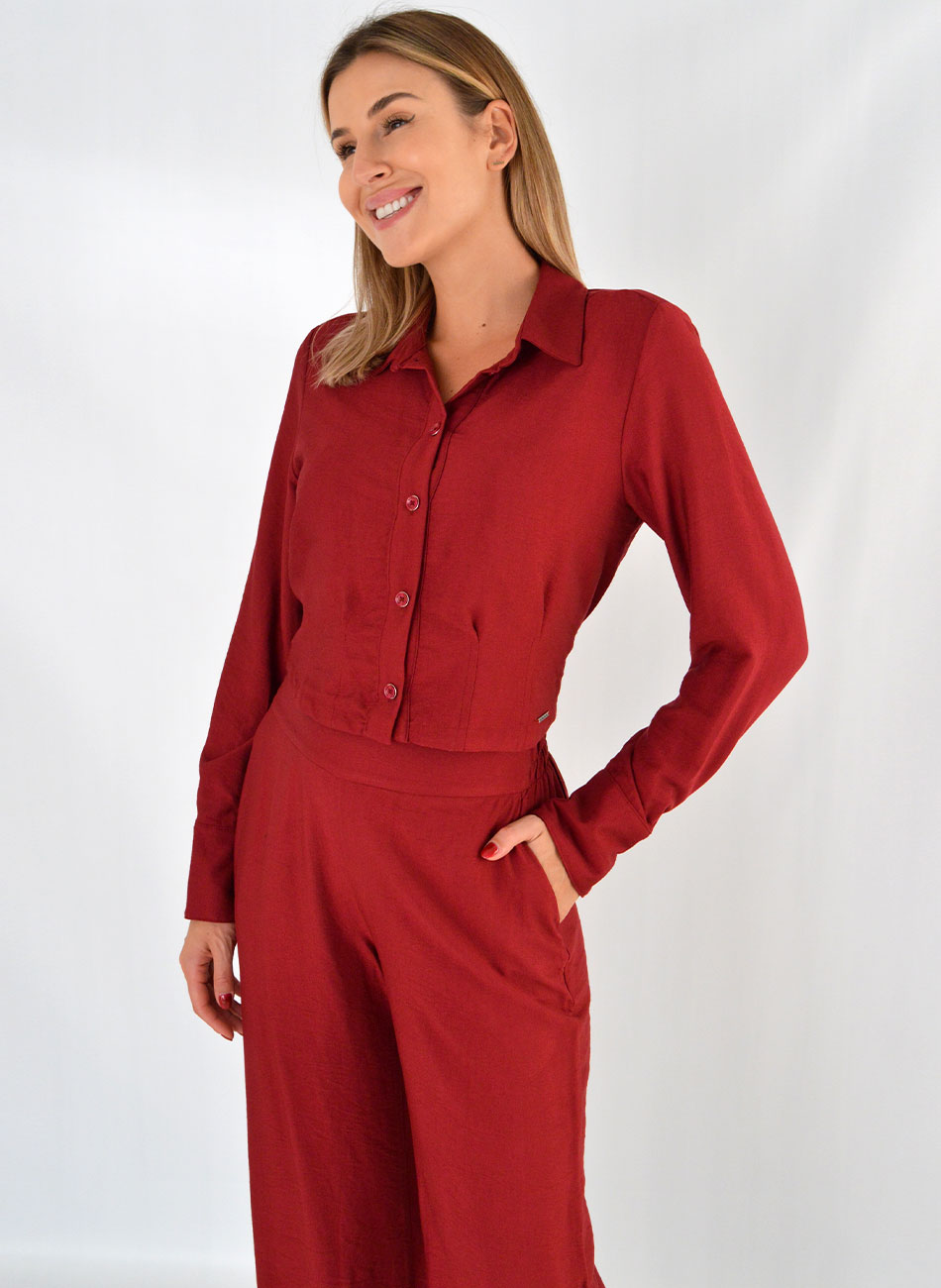 Conjunto Alfaiataria Cor Rubi Bana Bana - Foto 2