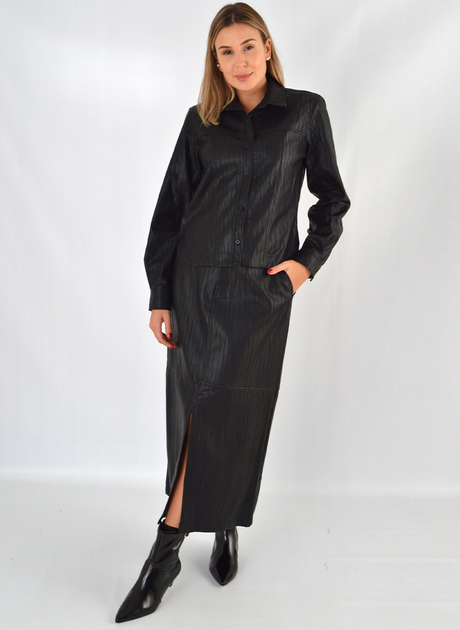 Conjunto Em PU Preto Bana Bana - Foto 1