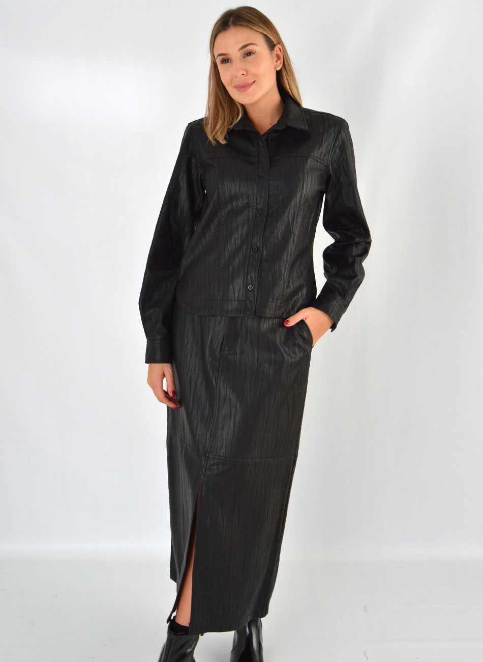 Conjunto Em PU Preto Bana Bana - Foto 2