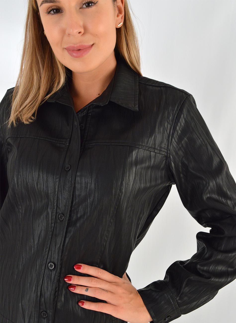 Conjunto Em PU Preto Bana Bana - Foto 4