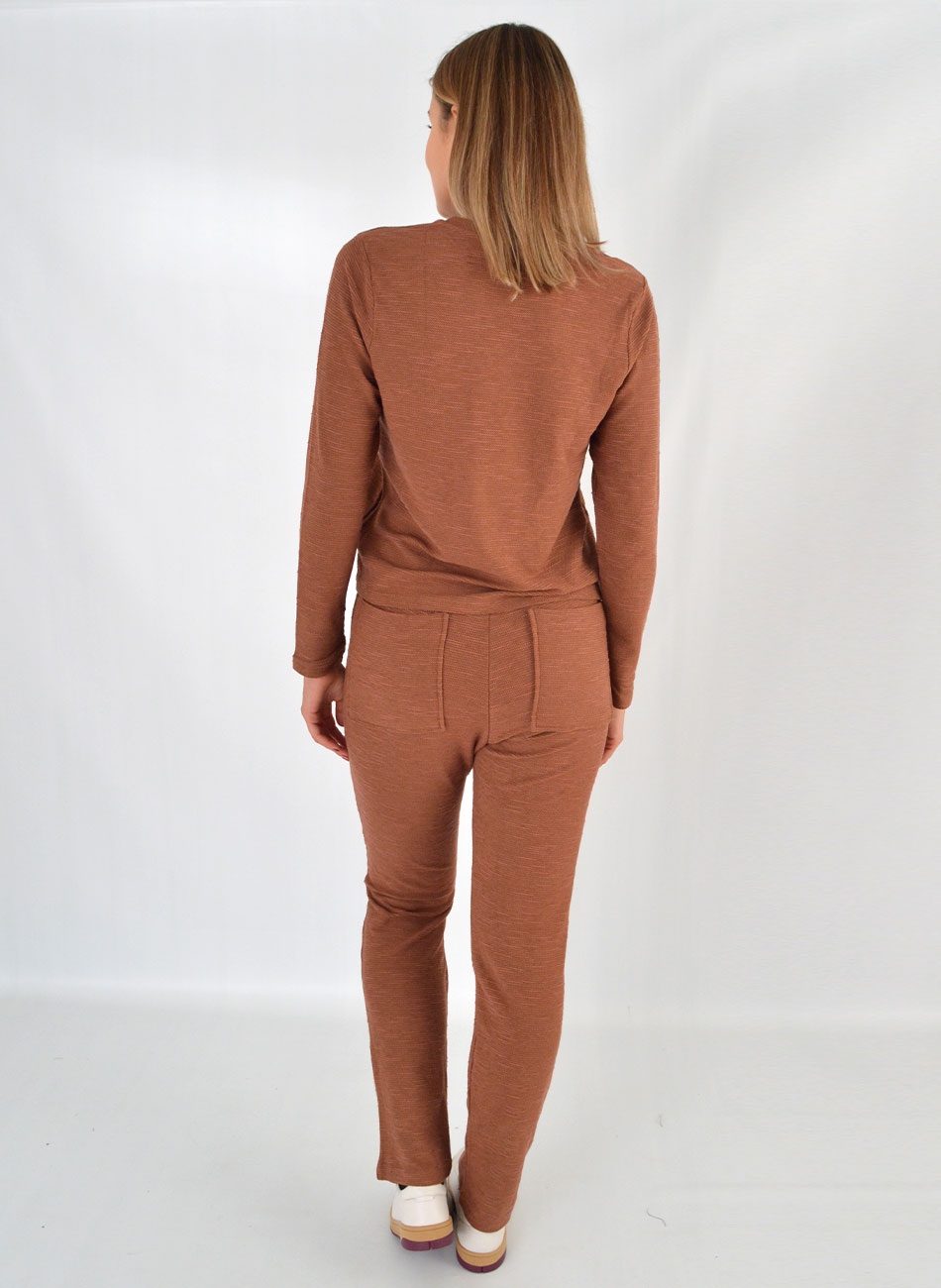 Conjunto Texturizado Marrom  - Foto 4