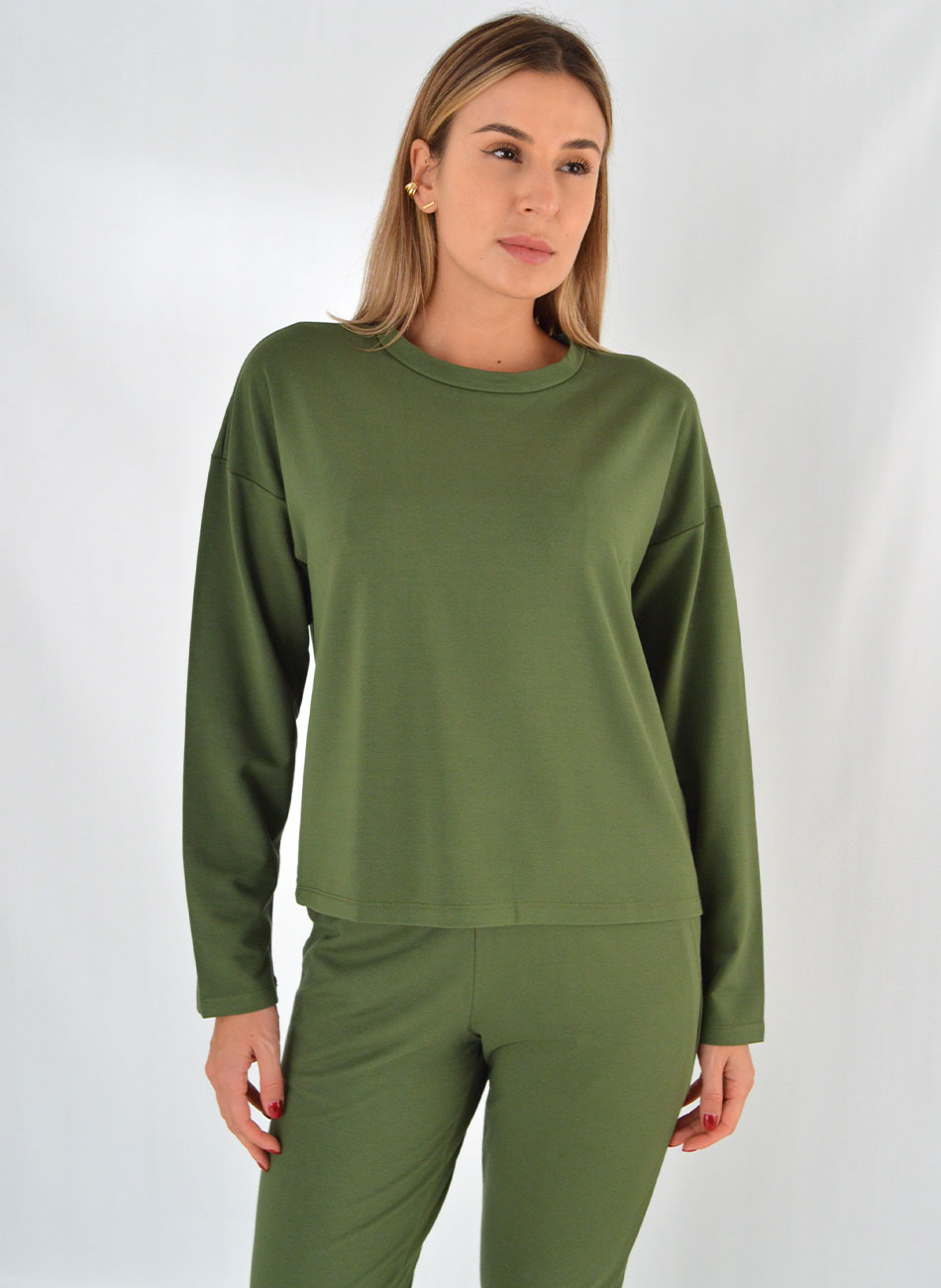 Conjunto Moletinho Verde Haya - Foto 2