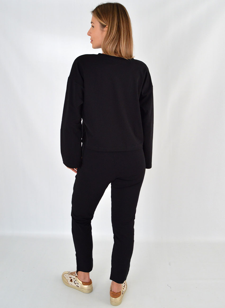 Conjunto Moletinho Preto Haya - Foto 4