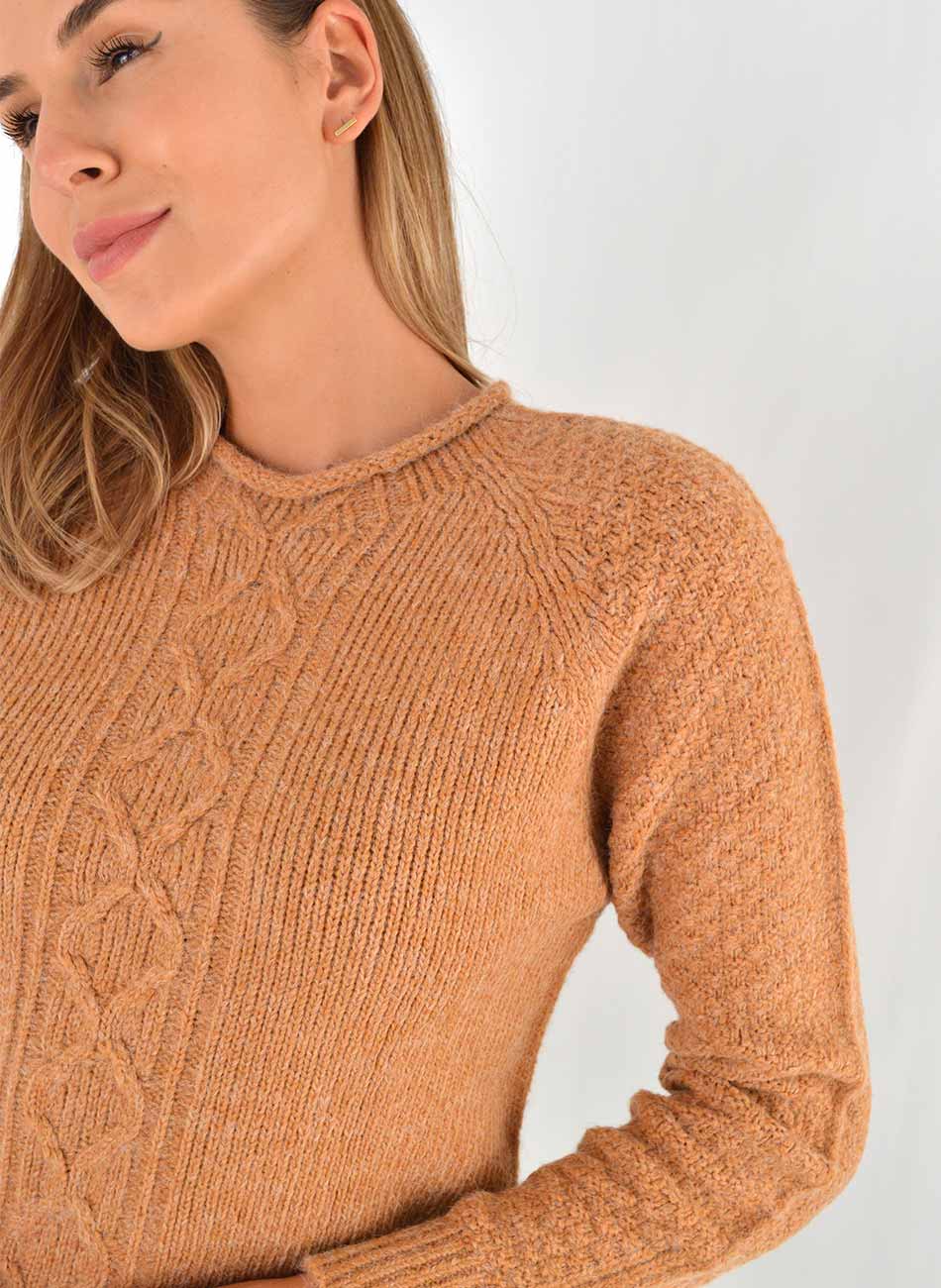 Blusa Tricot Caramelo Gurias - Foto 2