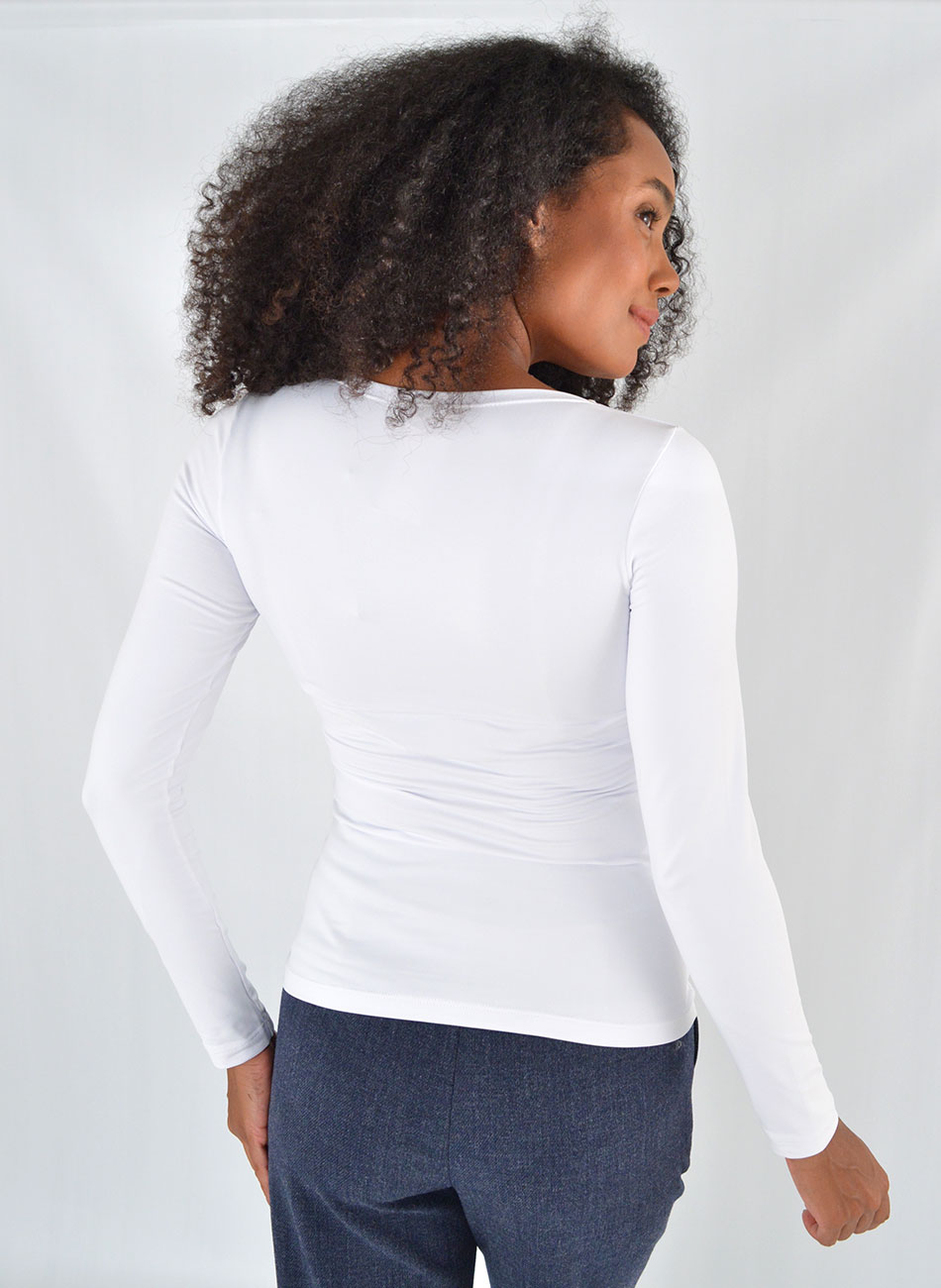 Blusa Bsica Decote 