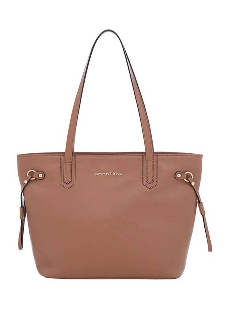 Bolsa Couro Cor Caramelo Grande Smartbag - Foto 1