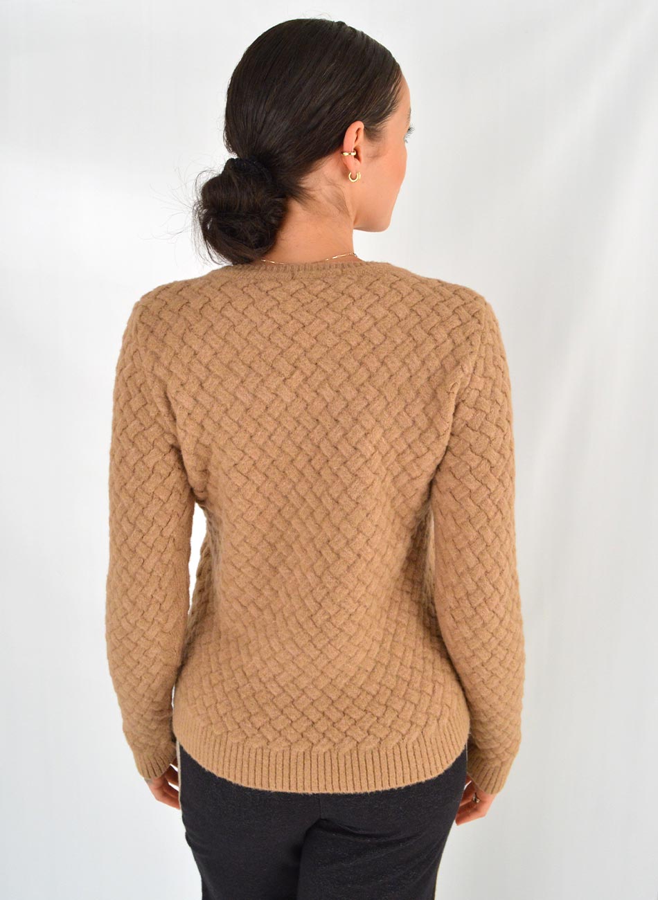 Blusa Tricot Tanara Areia Das Gurias - Foto 3