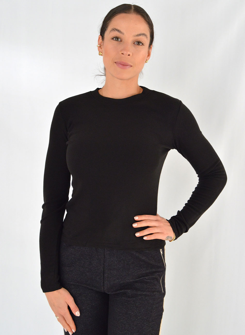 Blusa Trmica Preta Susan Zheng  - Foto 4