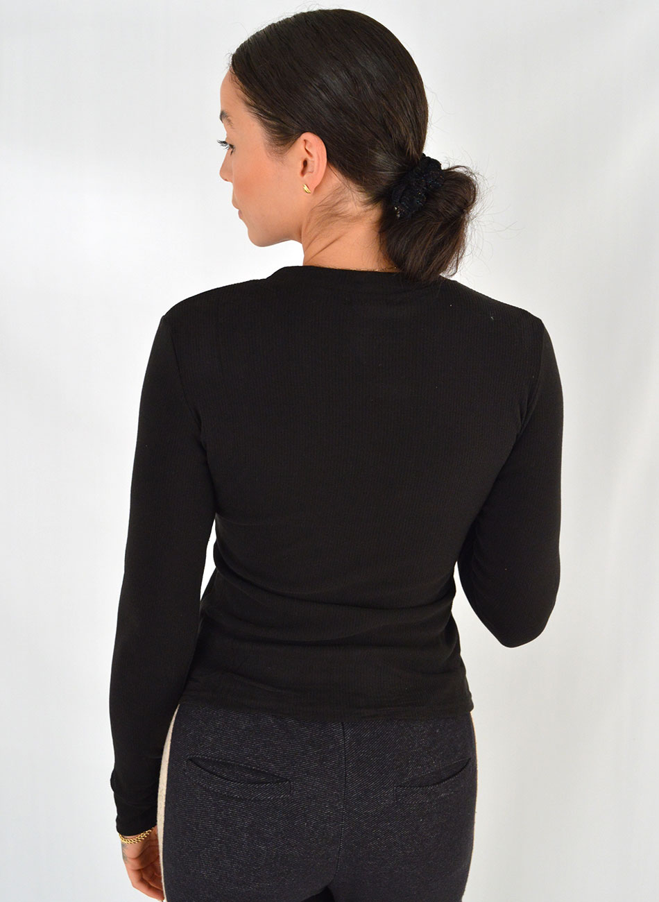 Blusa Trmica Preta Susan Zheng  - Foto 6