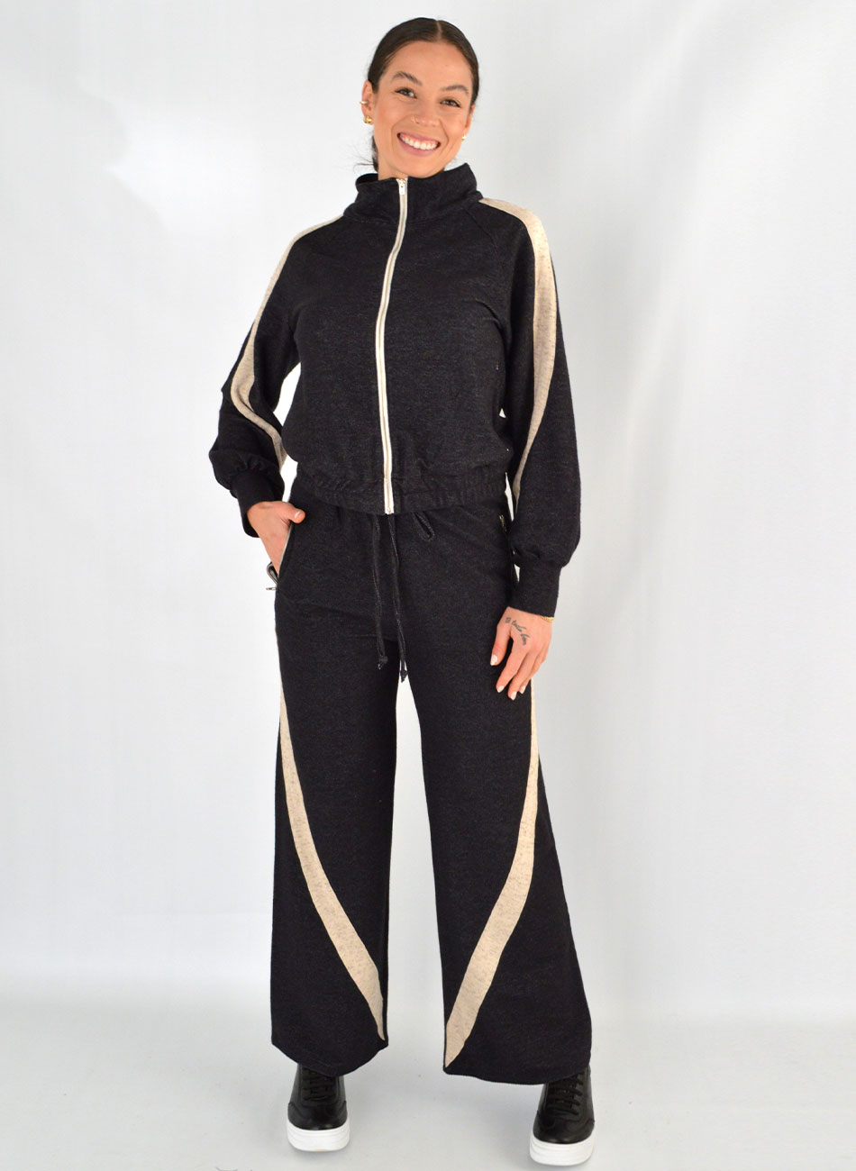 Conjunto Comfy Em Moletinho Preto Haes - Foto 1
