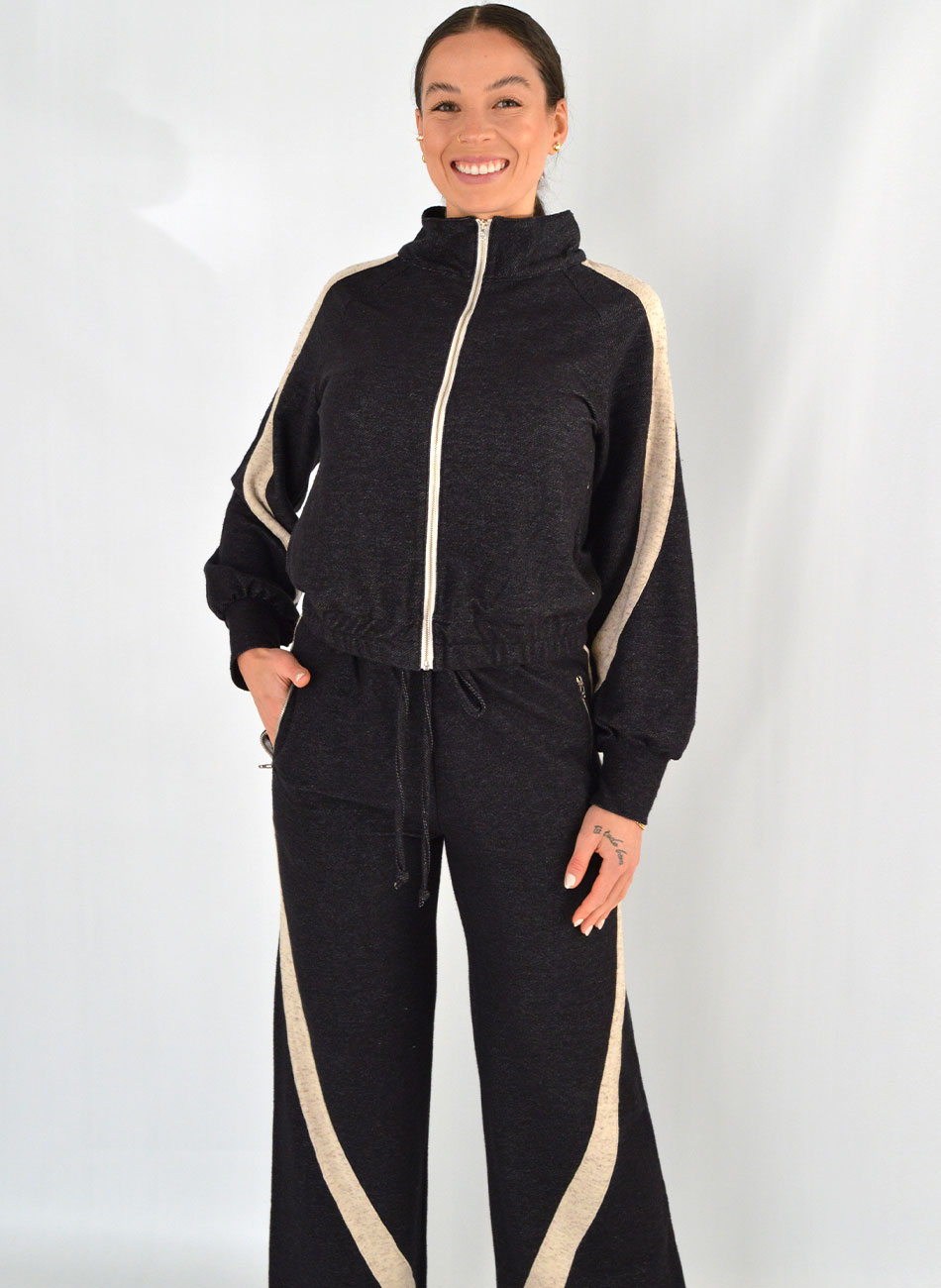 Conjunto Comfy Em Moletinho Preto Haes - Foto 2
