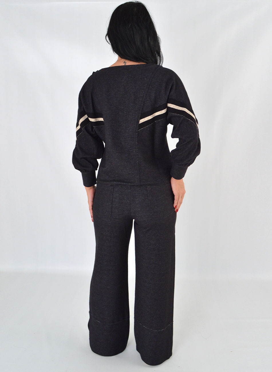 Conjunto Comfy Em Moletinho Cor Preto Haes - Foto 4