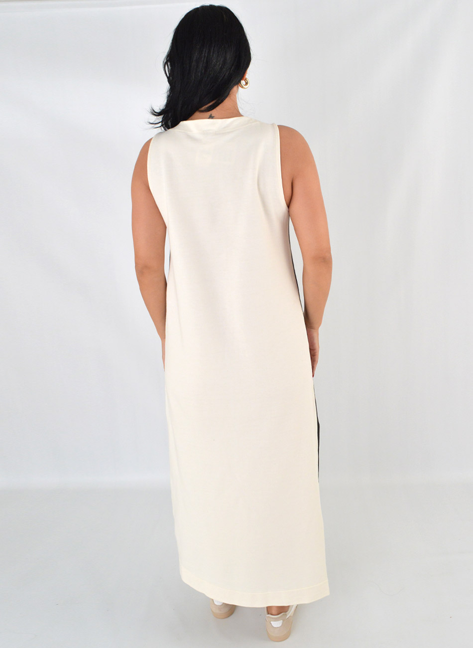 Vestido Midi Moletinho Off White Canto - Foto 4