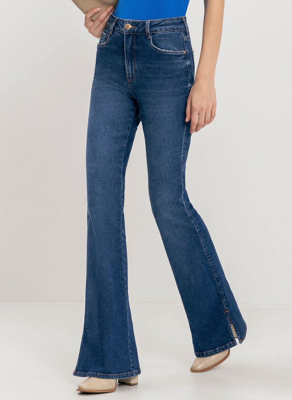 Cala Jeans Boot Cut Cintura Alta Lez a Lez - Foto 3