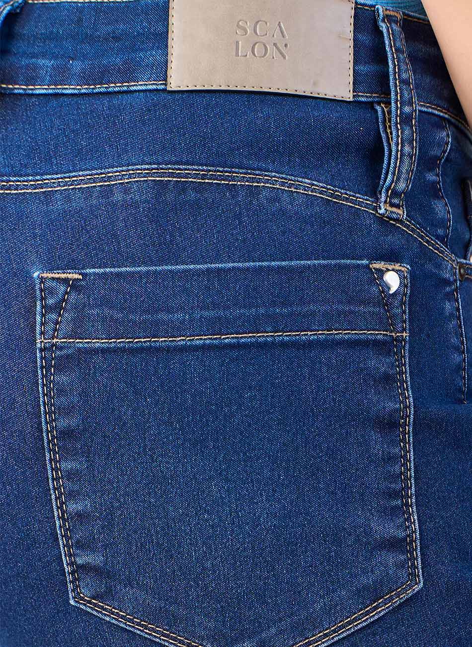 Cal�a Jeans Escura Skinny 78 Classic Scalon - Foto 2