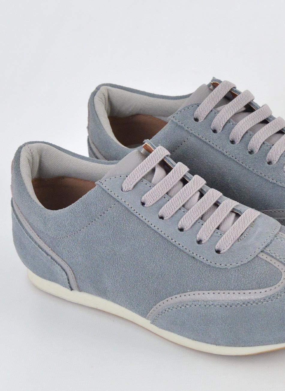 T�nis Couro Camur�a Jeans Orcade - Foto 1